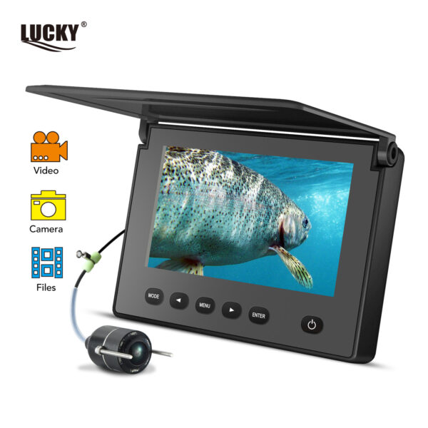 LUCKY underwater Fish Finder fishing camera Ice Fishing Night vision Camera 4.3" LCD Monitor sport video camera underwater
